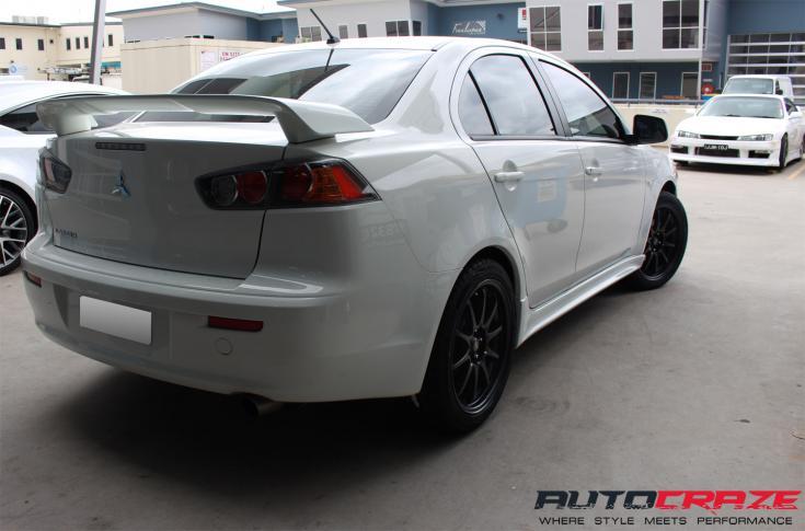 MITSUBISHI LANCER ROTATE MATTE BLACK