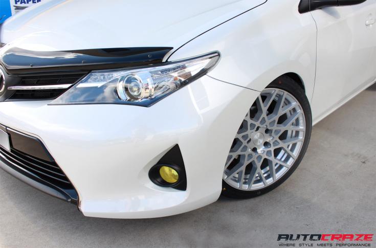 TOYOTA COROLLA BLQ SILVER & MACHINED