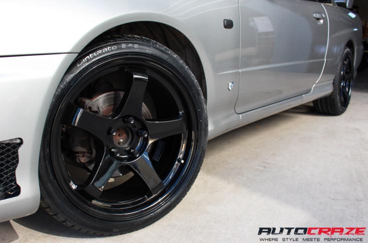 NISSAN SKYLINE R34 DRIFT TEK GLOSS BLACK