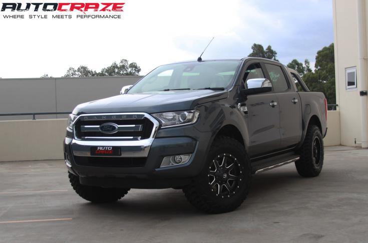 FORD RANGER MAVERICK GLOSS BLACK MILLED ACCENTS