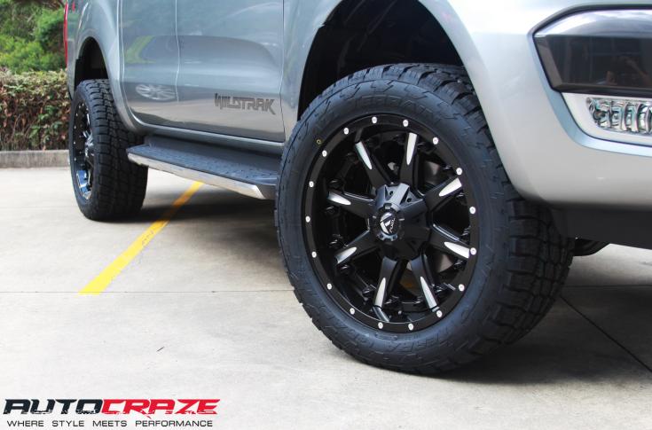 FORD RANGER NUTZ GLOSS BLACK MILLED ACCENT