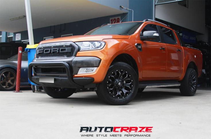 FORD RANGER ASSAULT GLOSS BLACK MILLED ACCENTS