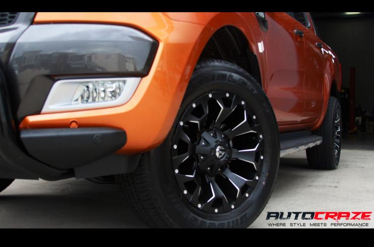 FORD RANGER ASSAULT GLOSS BLACK MILLED ACCENTS
