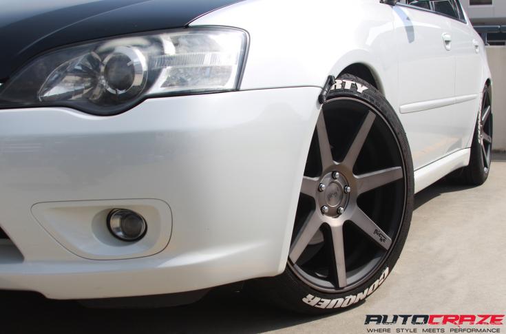 SUBARU LIBERTY VERONA MATTE BLACK TINTED FACE
