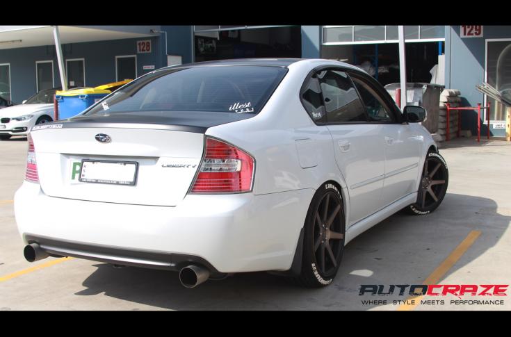 SUBARU LIBERTY VERONA MATTE BLACK TINTED FACE