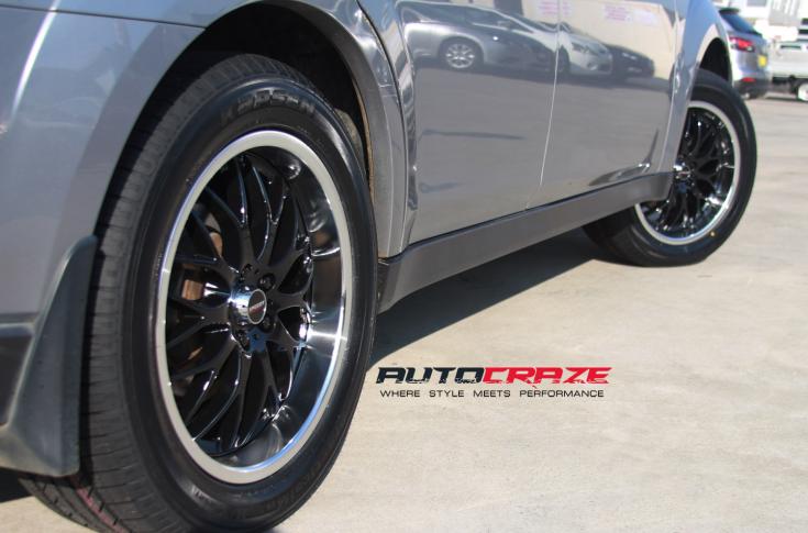 SUBARU OUTBACK CHEETAH GLOSS BLACK POLISH LIP