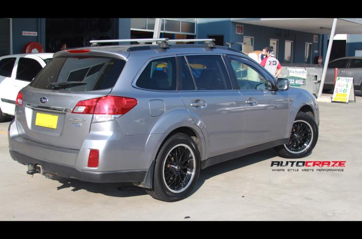 SUBARU OUTBACK CHEETAH GLOSS BLACK POLISH LIP