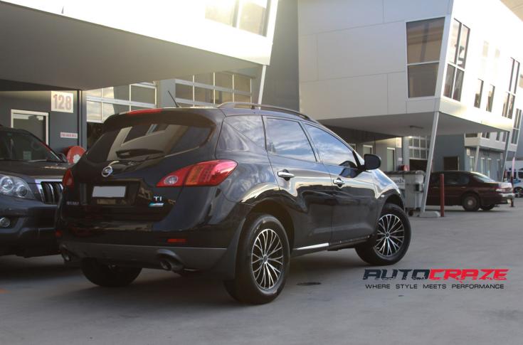 NISSAN MURANO ASPIRE BLACK MACHINED FACE