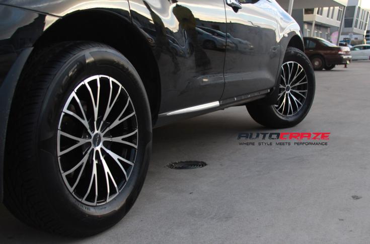 NISSAN MURANO ASPIRE BLACK MACHINED FACE
