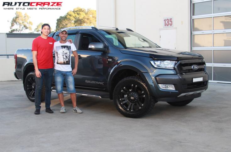 FORD RANGER MONSTER XD MATTE BLACK