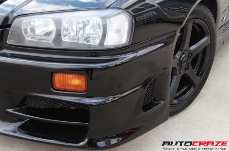 NISSAN SKYLINE R34 C SPEC FLAT BLACK