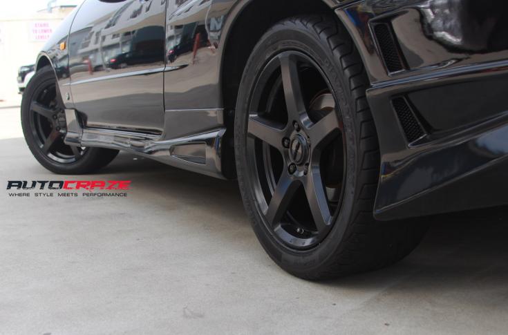 NISSAN SKYLINE R34 C SPEC FLAT BLACK