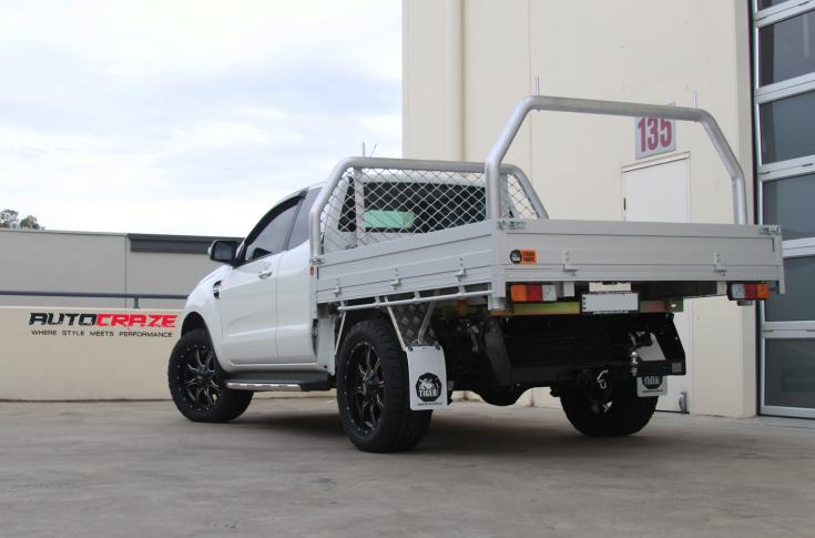 FORD RANGER MO970 SATIN BLACK MILLED ACCENTS