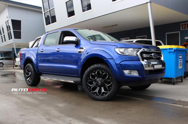 FORD RANGER ASSAULT GLOSS BLACK MILLED ACCENTS
