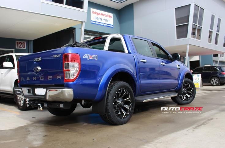 FORD RANGER ASSAULT GLOSS BLACK MILLED ACCENTS