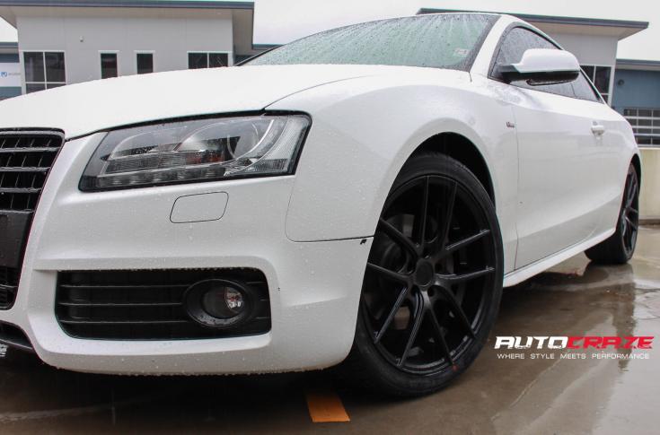 AUDI-A5-TARGA-BLACK-&-MACHINED-WITH-DOUBLE-DARK-TINT