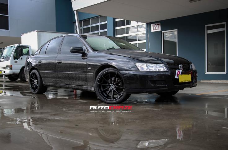 HOLDEN COMMODORE VB VZ CONCAVE MATTE BLACK