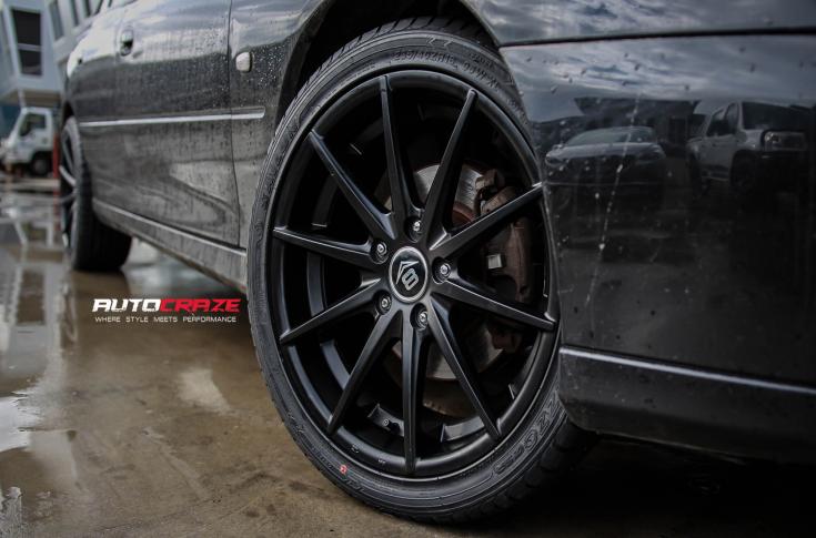 HOLDEN COMMODORE VB VZ CONCAVE MATTE BLACK