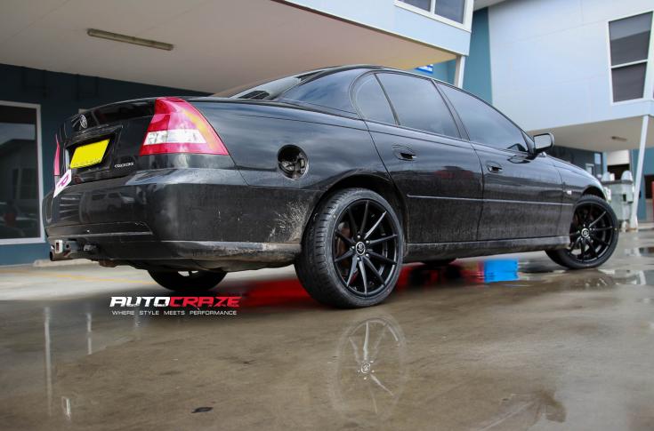 HOLDEN COMMODORE VB VZ CONCAVE MATTE BLACK