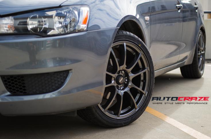 MITSUBISHI LANCER CHALLENGE GUN METALLIC MATTE