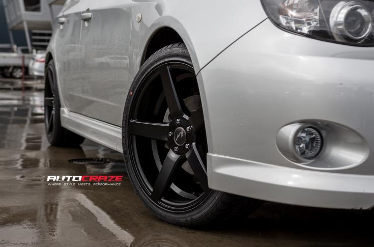SUBARU IMPREZA R5 SATIN BLACK