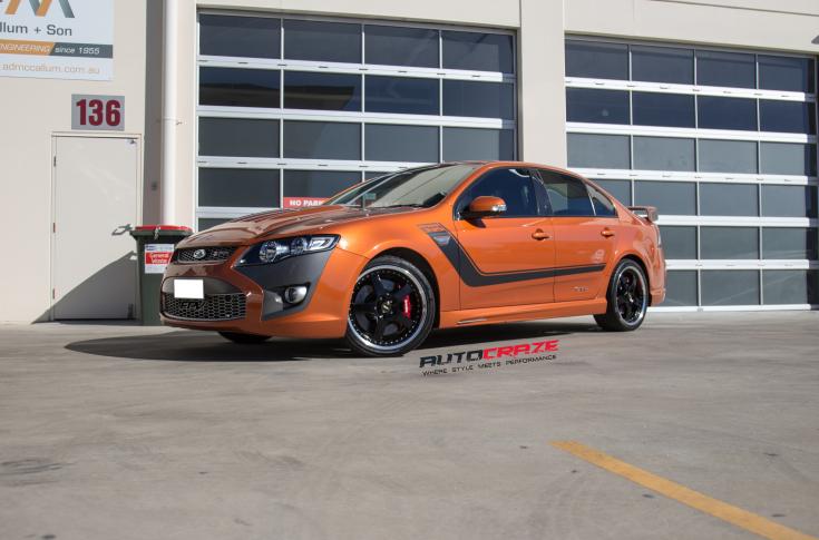 FORD FPV GTP FR BLACK MACHINED LIP