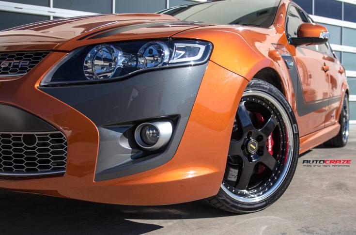 FORD FPV GTP FR BLACK MACHINED LIP
