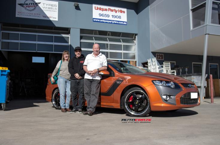 FORD FPV GTP FR BLACK MACHINED LIP
