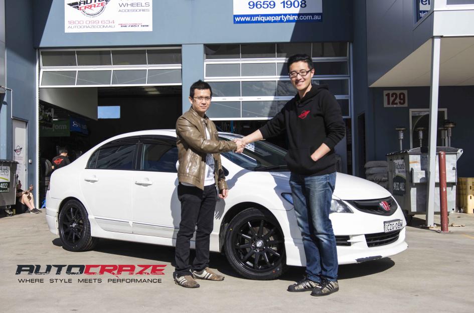 HONDA CIVIC (5 STUD) NR10 MATTE BLACK