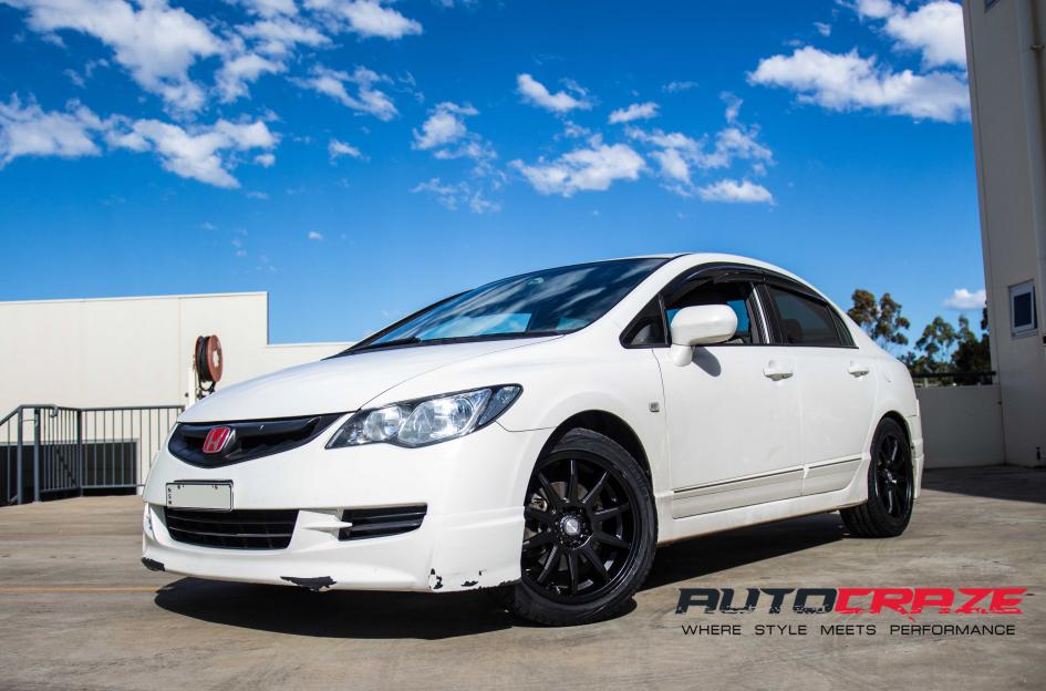 HONDA CIVIC (5 STUD) NR10 MATTE BLACK