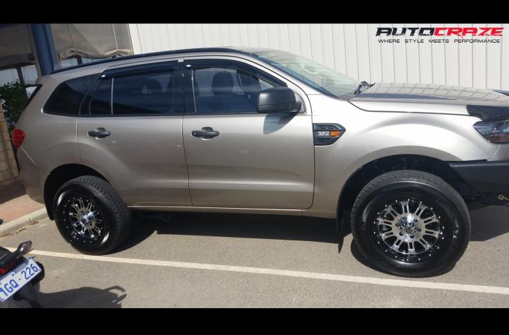 FORD EVEREST HOSS BLACK MACHINE FACE