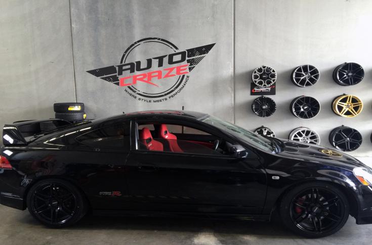 HONDA INTEGRA 5 STUD CC02 MATTE BLACK