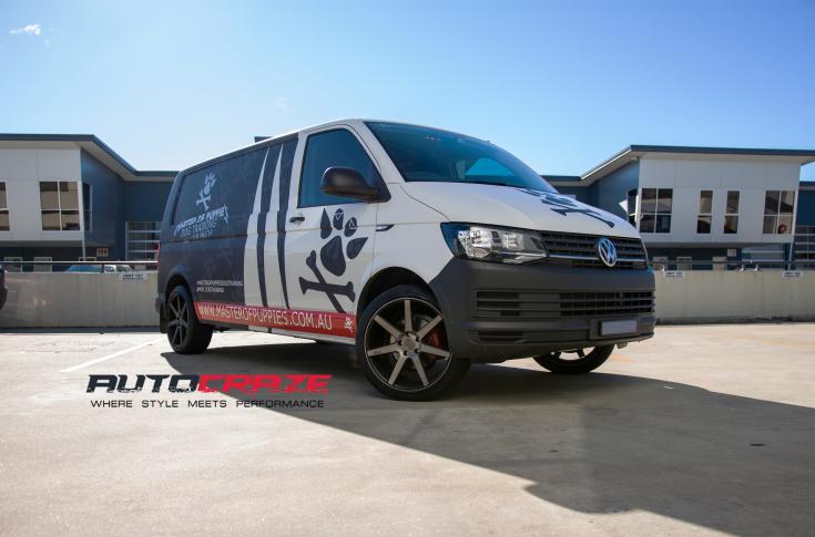 VOLKSWAGEN TRANSPORTER VERONA MATTE BLACK TINTED FACE