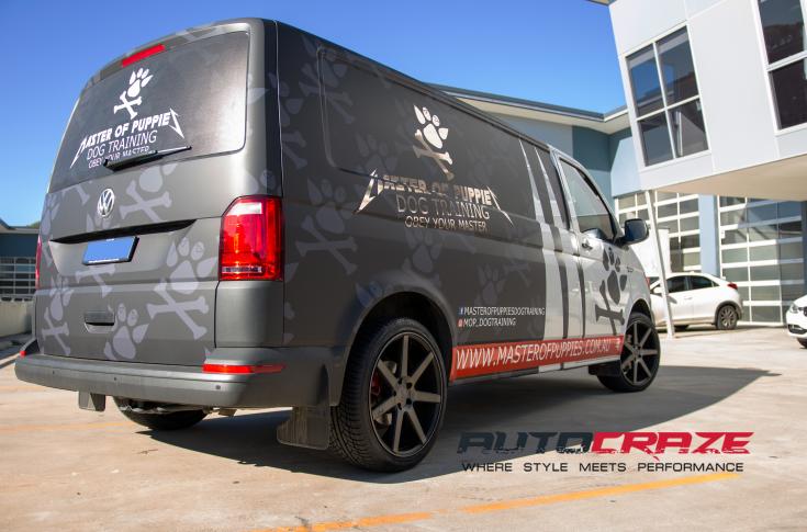 VOLKSWAGEN TRANSPORTER VERONA MATTE BLACK TINTED FACE