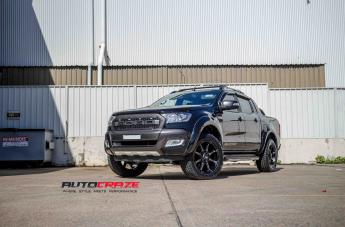 FORD RANGER COUPLER BLACK MACHINED WITH DARK TINT