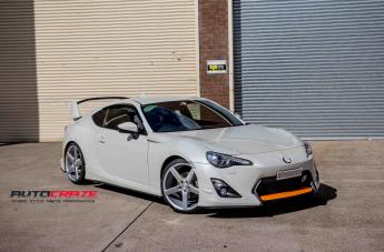 TOYOTA 86 MILAN SILVER MACHINED FACE