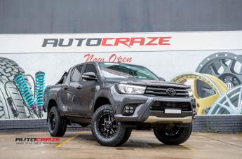 TOYOTA HILUX N80 4WD T14 SATIN BLACK MILLED ACCENTS