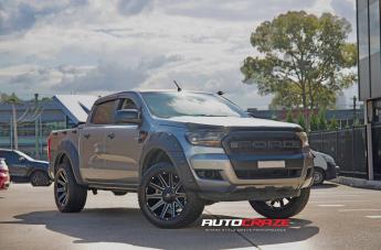 FORD RANGER CONTRA BLACK MILLED