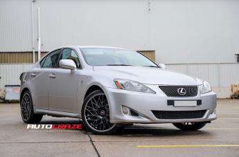 LEXUS-IS250-IFG29-BLACK-MACHINED-FACE-CLEAR-COAT