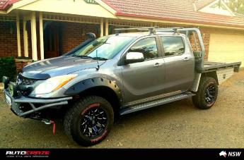 MAZDA BT 50 BATTLE AXE GLOSS BLACK MILLED ACCENTS