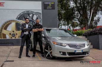 HONDA ACCORD RACER BLACK MACHINED FACE