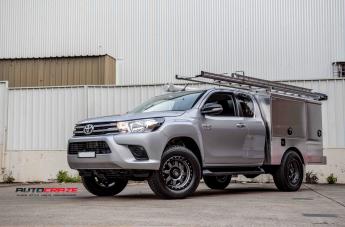 TOYOTA HILUX N80 4WD TROPHY MATTE ANTHRACITE WITH BLACK RING 5