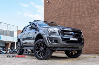 FORD RANGER ASSAULT GLOSS BLACK MILLED ACCENTS