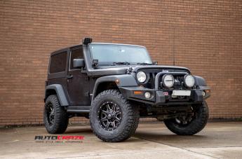 JEEP WRANGLER MAVERICK GLOSS BLACK MILLED ACCENTS