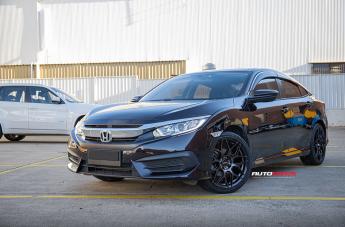 HONDA CIVIC PODIUM BLACK DARK TINT FACE