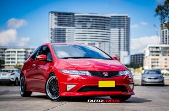 HONDA-CIVIC--5-STUD--ZR5--GUN-METAL-POLISHED-LIP