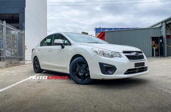 SUBARU IMPREZA HAMMER SATIN BLACK