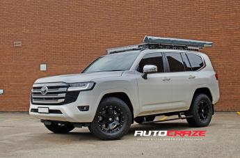 TOYOTA LANDCRUISER PHILIDELPHIABLACK MATTE FRONT MILLED