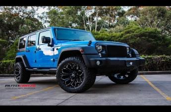 JEEP WRANGLER ASSAULT GLOSS BLACK MILLED ACCENTS