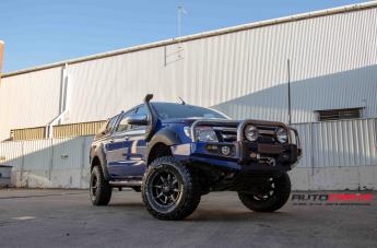 FORD RANGER COUPLER BLACK MACHINED WITH DARK TINT